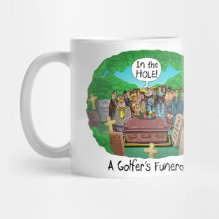 Golfer's Funeral Mug